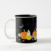 Halloween Cute Cat in Witch Pet Mok (Links)