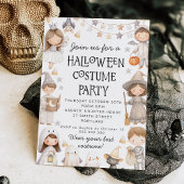 Halloween Cute Costume Party Invitation