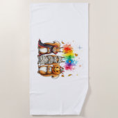 Halloween Cute Eekhoorn Kostuum Strandlaken (Voorkant)