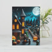 Halloween Cute et Invitations Déplaisantes (Debout devant)