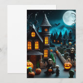 Halloween Cute et Invitations Déplaisantes (Devant / Derrière)