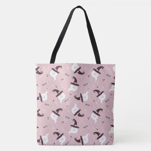 Halloween Cute Ghost Canvas tas (Voorkant)