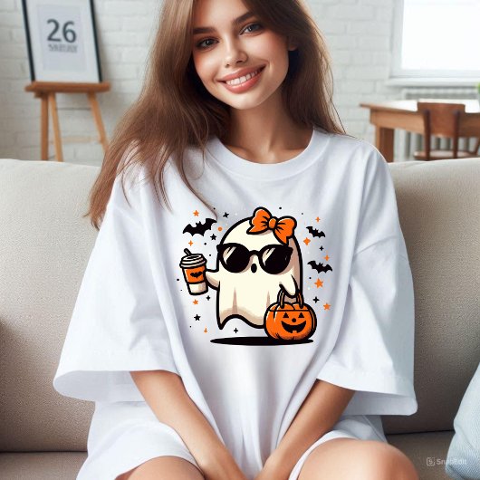 Halloween Cute Ghost T-shirt
