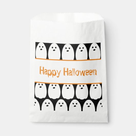 Halloween Cute Ghosts Bedankzakje (Voorkant)
