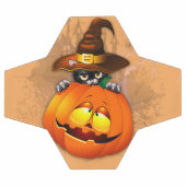 Halloween Cute Kat Witch en Pumpkin Friend Voetbal (Enkel)