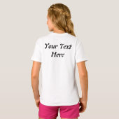 Halloween Cute Kitty Witch and Pumpkin Friend  T-shirt (Achterkant volledig)