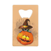 Halloween Cute Kitty Witch et ami Citrouille (Dos)