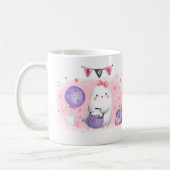 Halloween Cute Little Boo Pink Coffee Mug (Gauche)