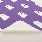 Halloween Cute Little Ghost Girls Sherpa Deken (3/4)