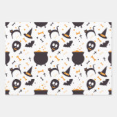 Halloween Cute Mixed Pattern Inpakpapier Vel (Voorkant)