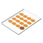 Halloween Cute Pumpkin Patch Notitieboek (Linkerzijde)