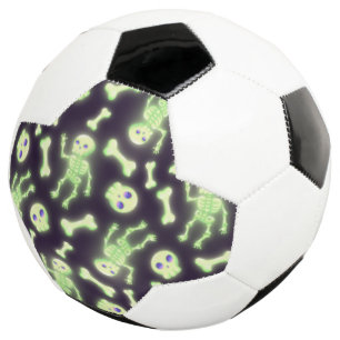 Halloween Cute Spooky Glow Skeleton Bot Skull Voetbal