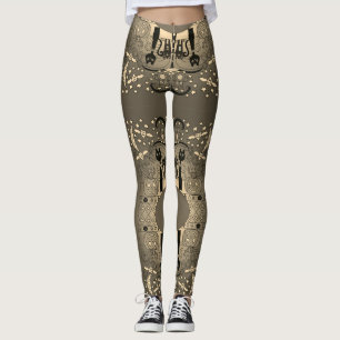 Halloween Cute & Spooky Leggings Neutrale Kleur