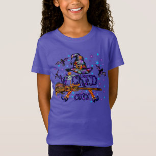 Halloween Cute Wyed Witch T-shirt