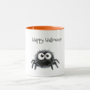 Halloween Cute Zwarte Spin Mok