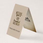  Halloween cutie - grappig citaat Visitekaartjes (Achterkant)