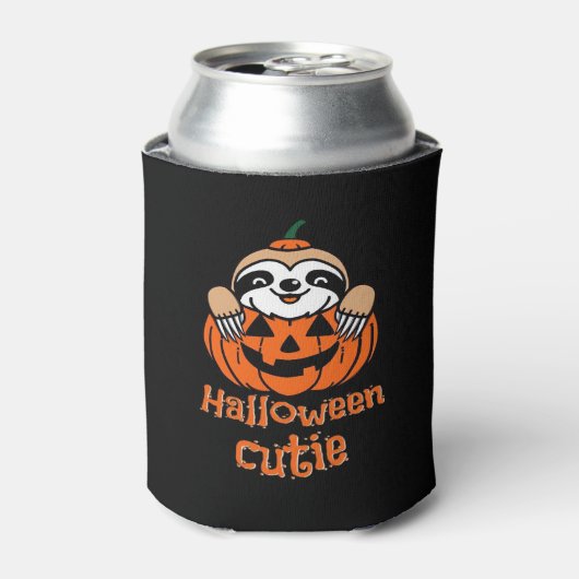 Halloween cutie luiaard Essential T-Shirt Blikjeskoeler (Blikje Voorkant)
