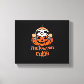 Halloween cutie luiaard Essential T-Shirt Canvas Afdruk (Voorkant)