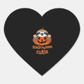 Halloween cutie luiaard Essential T-Shirt Hart Sticker (Voorkant)