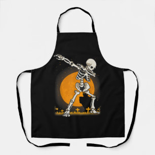 Halloween Dabbing Skeleton Costuum Schort