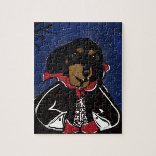 Halloween Dachshond Legpuzzel