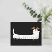 Halloween Dachshund Briefkaart (Staand voorkant)