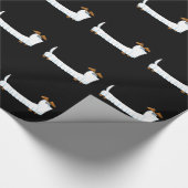 Halloween Dachshund Cadeaupapier (Hoek)