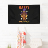 Halloween Dachshund Dog Spandoek (Insitu)
