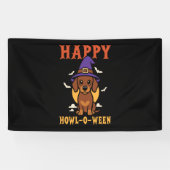 Halloween Dachshund Dog Spandoek (Horizontaal)