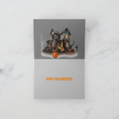 Halloween Dachshund Heks Kaart (Binnen)