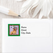 Halloween Dachshund Label (Insitu)