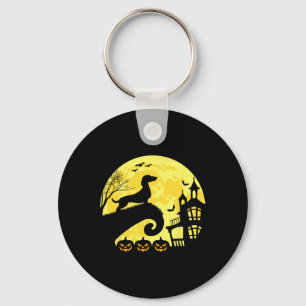 Halloween Dachshund Weenie Wiener Moonshine Sausag Sleutelhanger