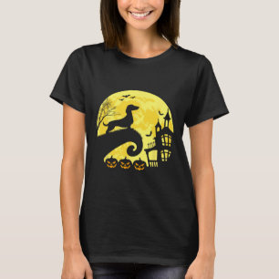 Halloween Dachshund Weenie Wiener Moonshine Sausag T-shirt