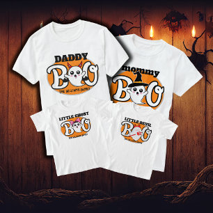 Halloween Daddy Boo Devil Family Matching T-shirt