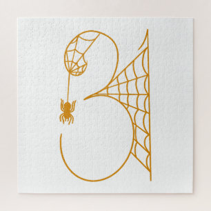 Halloween Dag 31 Spinnenwebben Legpuzzel
