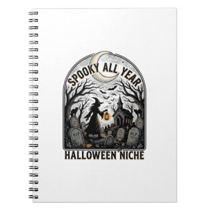 Halloween Dagelijkse T-shirt Griezelig Jaar Rond D Notitieboek
