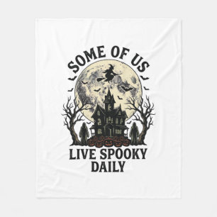 Halloween Dagelijkse T-shirt met Vintage Geheime M Fleece Deken