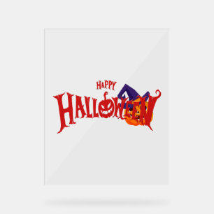Halloween Dagen Acryl Bord