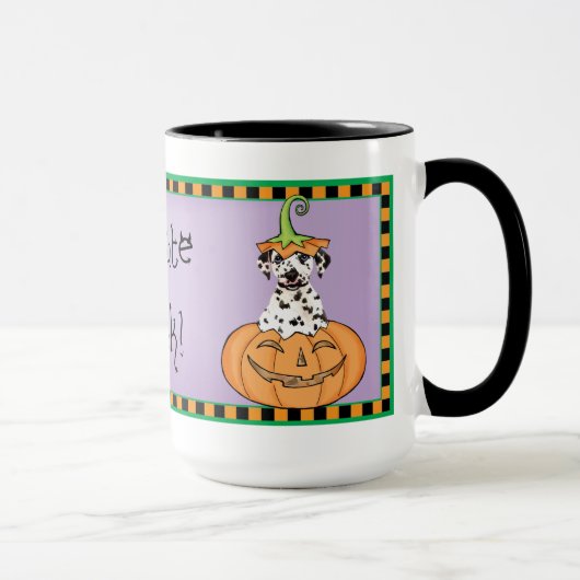 Halloween Dalmatian Mok (Rechts)