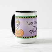 Halloween Dalmatian Mok (Voorkant links)
