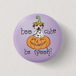 Halloween Dalmatian Ronde Button 3,2 Cm