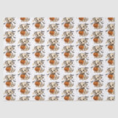 Halloween Dalmatische Hond Trick or treat Tissuepapier (Voorkant)