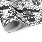 Halloween Damask Cadeaupapier (Rol Hoek)