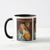 Halloween  dame met spiegel) mok (Links)
