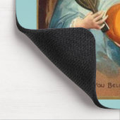 Halloween dame met spiegel) muismat (Hoek)