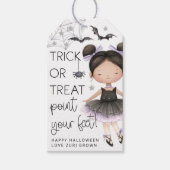 Halloween Dance Ballet Gift Tag Cadeaulabel (Voorkant)