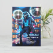 Halloween Dance Party, Invitation Disco Wolfman (Debout devant)
