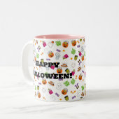 Halloween Dance Party Mug à café à deux tons (Devant gauche)