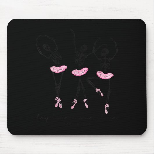 Halloween Dancing Skeleton Dry Bones Come Alive Ch Muismat (Voorkant)