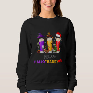 Halloween Dankdag Kerstmis Gelukkig HalloDank Trui